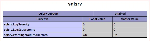 sqlsrv