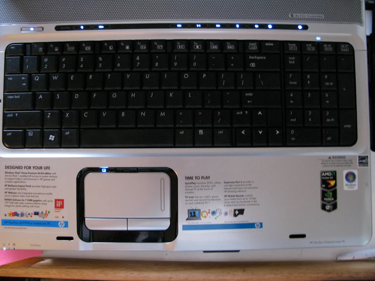 hp dv9999us
