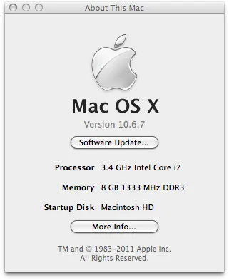 about this mac